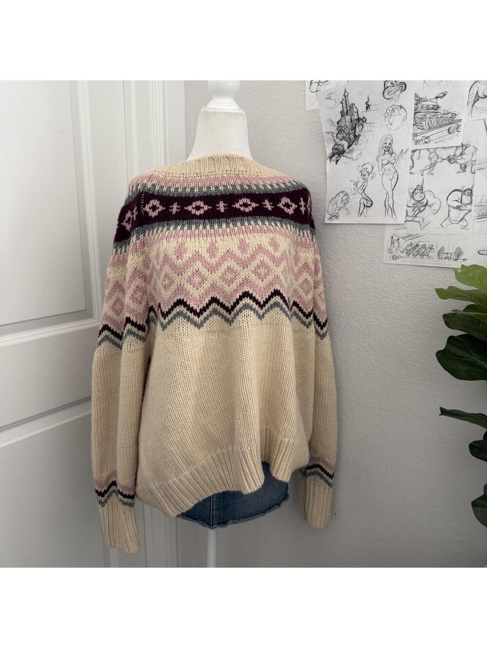 Lucky Brand cream sweater